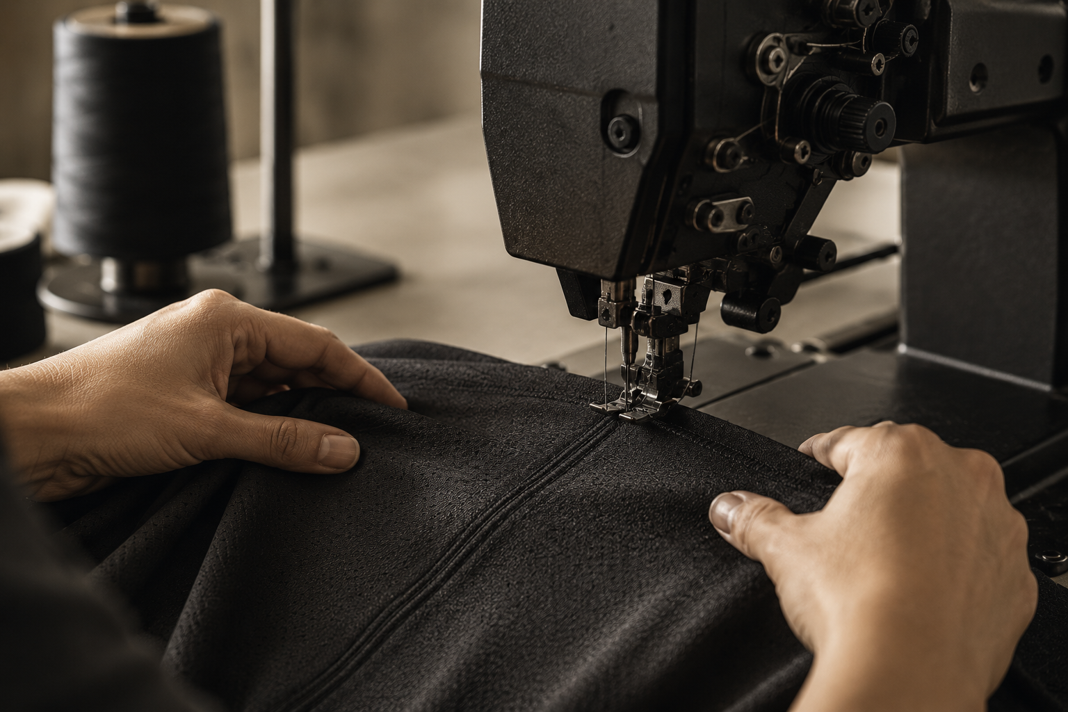 Industrial stitching at Kazma Sports